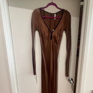 BEC AND BRIDGE MAXI DRESS CHOCOLATE NWT SIZE 2